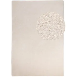 Steffensmeier Teppich Ibiza | Wohnzimmerteppich | Stilvoll | Pflegeleicht | Jugendteppich | Creme, Größe: 200x300 cm