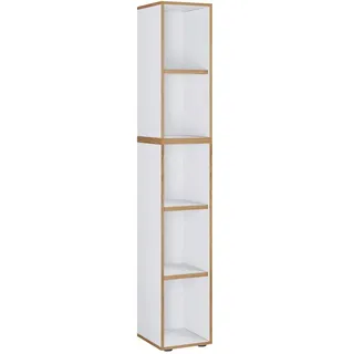 VCM Aktenregal 30 x 33 x 183 cm Weiß