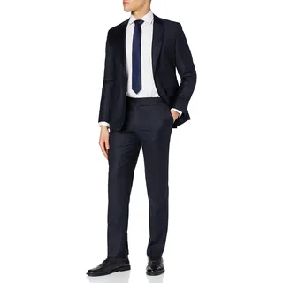 BlueBlack Herren Anzug Gilbert, reine Schurwolle Super 150, Gr. 98, Blau (marine 15)