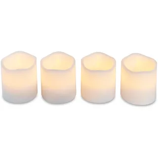 Heitmann Deco LED-Kerzen 4 St. weiß