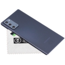 SHLOK Original Samsung Akkudeckel für Samsung Galaxy Note 20 5G (N981B), Grau, mit Display-Reinigungstuch