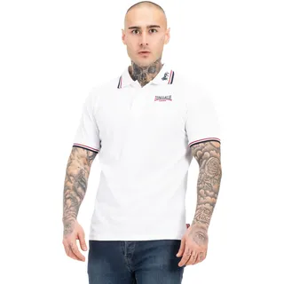 Lonsdale Lion Kurzarm-poloshirt Weiß 2XL Mann Weiß 2XL - Weiß