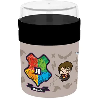 GEDALABELS Food to go Becher HP Back to Hogwarts 500ml | Müsli to go | Harry Potter | Aufbewahrung