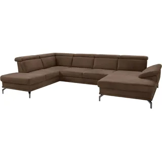 sit&more Wohnlandschaft inklusive Sitztiefenverstellung, mit Kopf- und Armteilverstellung