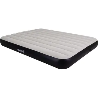 Avenli Campingmatratze 203 x 152 x 25 cm, Luftmatratze für 2 Personen, aufblasbares Campingbett - Grau