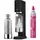 Wassersprudler schwarz + 1 L BPA-freie Kunststoffflasche + Quick Connect CO2-Zylinder