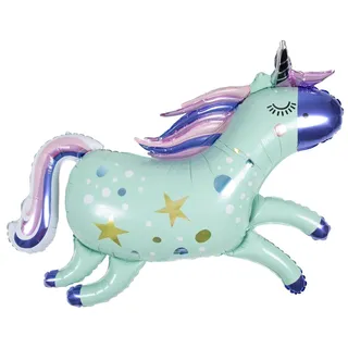 Folat Einhorn Luftballon 103 x 71 cm Mehrfarbig