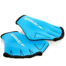 Speedo Unisex Erwachsene Aqua Glove Handschuhe, Blau, L