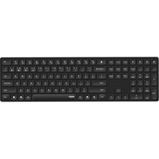 Rapoo Drahtlose Tastatur (wireless, Bluetooth, keyboard, 2.4GHz, Batterien, USB Adapter) schwarz