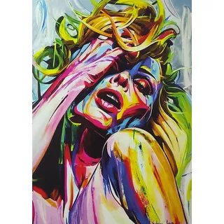 KUSTOM ART Dekoratives Poster für die Wand, Pop Art, Marilyn Monroe, Kunstdruck auf beschichtetem Papier, 42 x 30 cm, ohne Rahmen