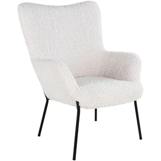 ebuy24 Sessel weiß , Weiß , Holzwerkstoff , 70x98x79 cm , Wohnzimmer, Sessel, Relaxsessel