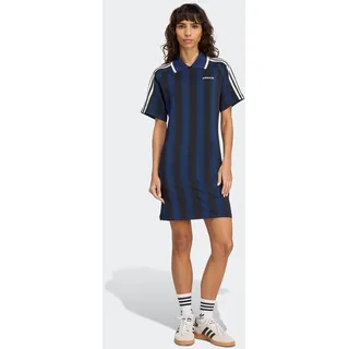 adidas Originals Shirtkleid "INSPIRED GRAPHIC" sportlicher Look, vom Fußball inspirierter Allover-Print, night indigo
