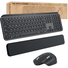 Bild MX Keys Combo for Business Gen 2, schwarz, Logi Bolt, USB/Bluetooth, DE (920-010926)