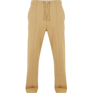 URBAN CLASSICS Fluffy Pintuck Trainingshose - Beige - L