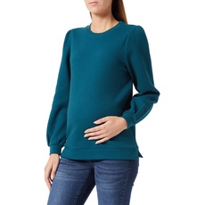 Bild von Maternity Damen Sweater Onset Nursing Long Sleeve Pullover, Deep Teal-P177, XS