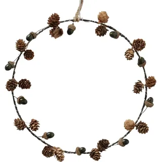 Boltze Deko-Anhänger Cono 30 cm braun