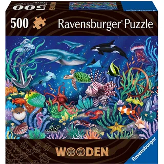 Ravensburger Wooden Puzzle Unten im Meer 500 Teile