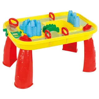 Lemodo Sand und Wassertisch mit viel Zubehör, Spieltisch für Kinder, Gartenspieltisch