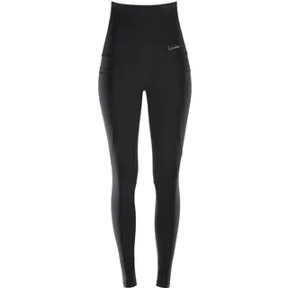 Winshape Damen Functional Power Shape Tights “high Waist” Hwl114 Leggings, Schwarz, L EU