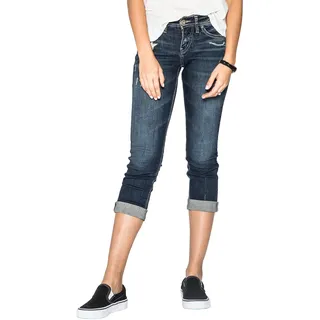Silver Jeans Co. Damen Suki Capri-Jeans mit mittlerer Leibhöhe, 29 Regular