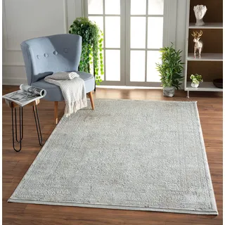 Mia's Teppiche Teppiche Sophia Wohnzimmer Grau/Beige 80x300 cm Kurzflor 24057 957-Beige