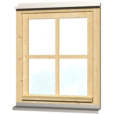 Bild von Skan Holz Einzelfenster Rahmenaußenmaß 69,1 x 82,1 cm Natur