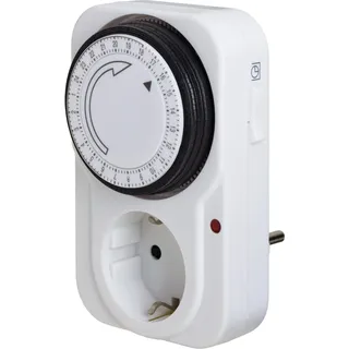 Tageszeitschaltuhr mechanisch Weiß