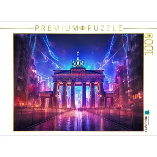 Calvendo Brandenburger Tor - Berlin | 1000 Teile Lege-Größe 64x48cm Foto-Puzzle für glückliche Stunden