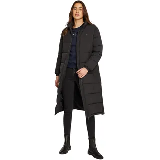 Tommy Jeans Damen Daunenmantel Maxi Essential Puffer Knielang, Schwarz (Black), M