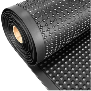 etm Arbeitsmatte Bubble Naturgummi Schwarz