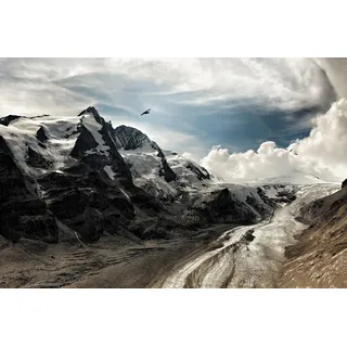 queence Leinwandbild »Berge« Berge & Alpenbilder   Berghütte   Himmel   Himmelsbilder   Natur Premium-Leinwandstoff, Handarbeit aus Deutschland, bunt