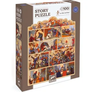 DJECO Puzzlespiel mit Karl Artua 100 Puzzles
