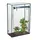 Foliengewächshaus Stahl Transparent 0 mm 0,5 m2