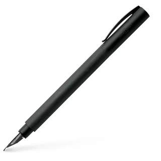 Faber-Castell 147150 - Füller Ambition All Black, M, schwarz