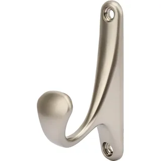 Badezimmer Toilette Metall Einzelhaken Wand Tür Aufhänger für hängende Kleidung Hut Mantel (Champagner)