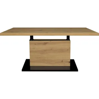 Mäusbacher Lift Couchtisch Braun Wildeiche 120 x 49-68 cm