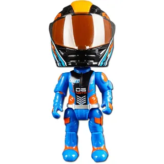 YGCHEN Motorradfahrer Figuren Transform Spielzeug Motorradhelme Deformierter Spielzeug Motorrad Fahrer Action Figure Motorradmodell 2-in-1 Verwandlungsspielzeug Geschenk für Kinder