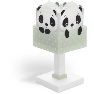 Dalber Kinder Tischlampe Nachttischlampe kinderzimmer Panda tiere Pandabär Grün, 63161H, E14