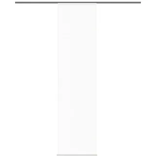 HOME WOHNIDEEN Home Fashion 87802-701 Schiebevorhang Digitaldruck 'Rom', Halborganza, 245 x 60 cm, weiß