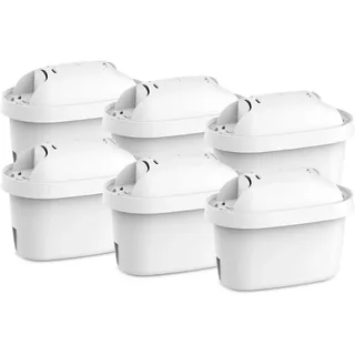 AQUA CREST TÜV SÜD, NSF Zertifizierte Wasserfilter, Ersatz für Brita® Maxtra Pro® All-in-1, Maxtra+® Plus Filterkartuschen, Kompatibel mit Brita® Marella® Kanne (6)