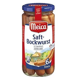 Meica Saft Bockwurst, 6 Stück, 180g