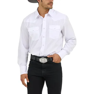 Wrangler Herren Sport Western Langärmliges Hemd mit Druckknöpfen und Zwei Taschen Hemd (1er Pack)