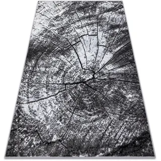 RugsX Morad Teppich 300 x 400 cm Grau
