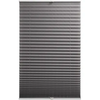 BLINDECOR Plissee ohne Bohren | lichtdurchlässiges Plissee für Fenster | Polyester | 110 x 140 cm | 606 Grau