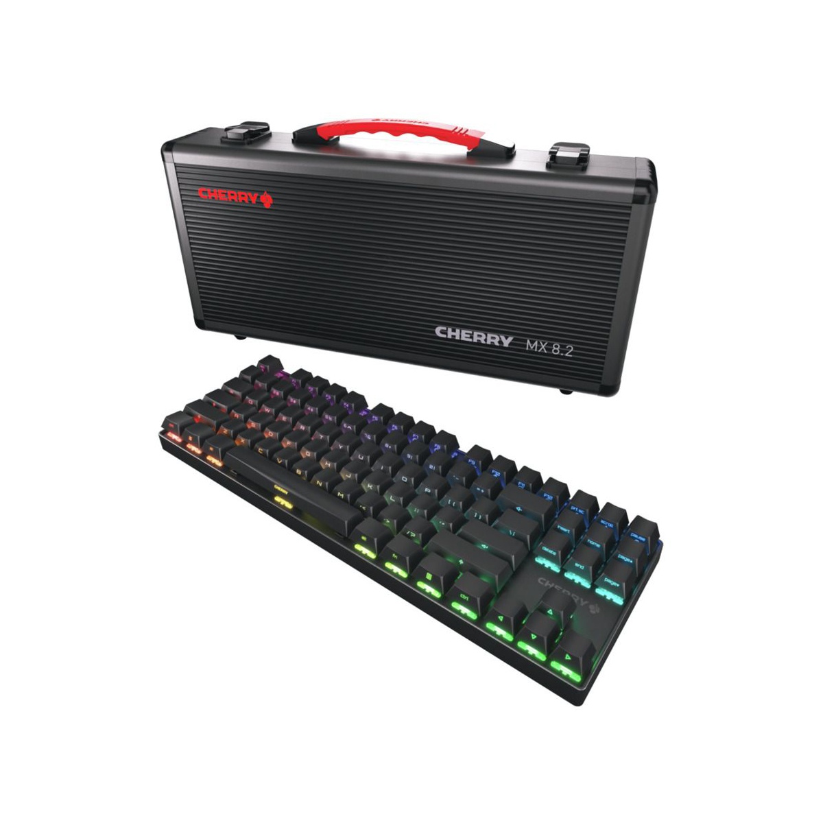 Bild von MX 8.2 TKL Wireless schwarz, MX RGB BROWN, USB/Bluetooth, DE (G80-3882LXADE-2)