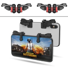 【2 Paar】Handy Mobile Game Controller Tragbar Gaming Gamepad für PUBG Mobile / Fortnitee Mobile / Call of Duty(COD) Mobile, für iPhone / Android, IFYOO Z108 Feuer Shooter Tasten Griff L1 R1 Triggers