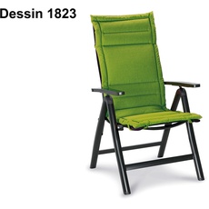 Bild von Best Soft-Line Stuhlauflage Hochlehner, v. Dessins, Polyester/Baumwolle, 120 x 50 x 4 cm - grün