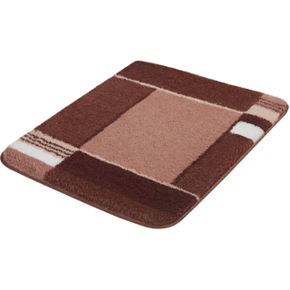 Badematte KLEINE WOLKE "Padova, Badvorleger, Badezimmer Teppich" Gr. 5, rosa (hellrosa), H:20mm, Kunstfaser, Badematten, Badematte, Badteppich, modernes Design, mit Bordüre, Kundenliebling