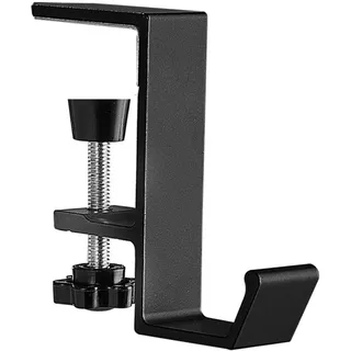 Kopfhörer Ständer,Kopfhörerhalter Headphone Stand Schreibtisch Kopfhöreraufhänger Kopfhörer Clip Headset Ständer,Kopfhörer Halter,Kopfhörerständer für Headset,Schlüssel und Rucksäcke (Schwarz)