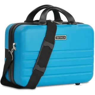 ITACA - Kosmetikkoffer Hartschale Groß, Beautycase Damen, Trolley & Handgepäck Koffer: Beauty Case Hartschale, Kosmetik Koffer, Kosmetiktasche Groß - Ideal für Reisen!, Türkis
